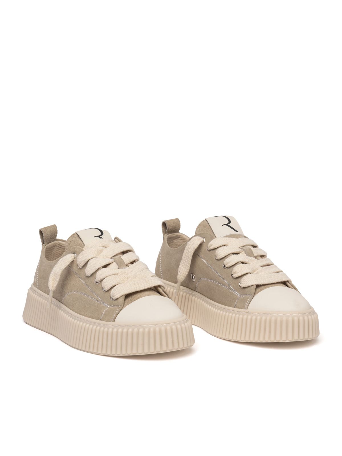 Sneakers in camoscio beige RHUN