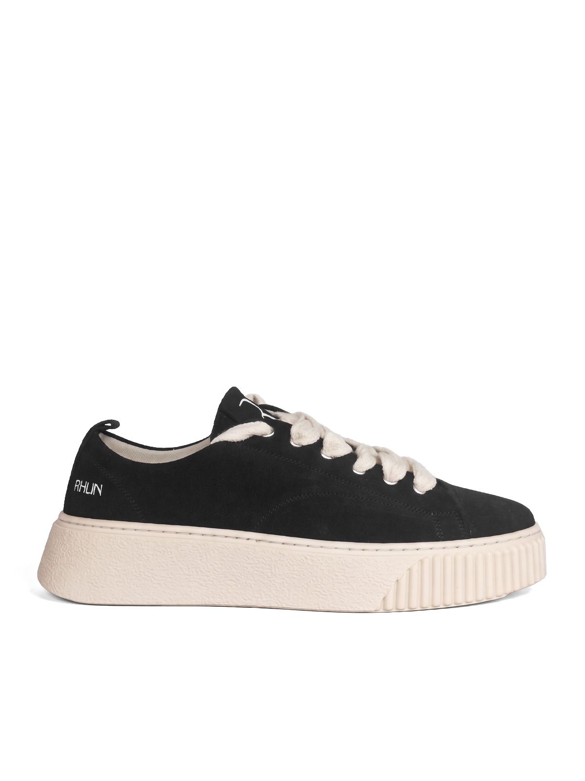 Sneakers in camoscio nere