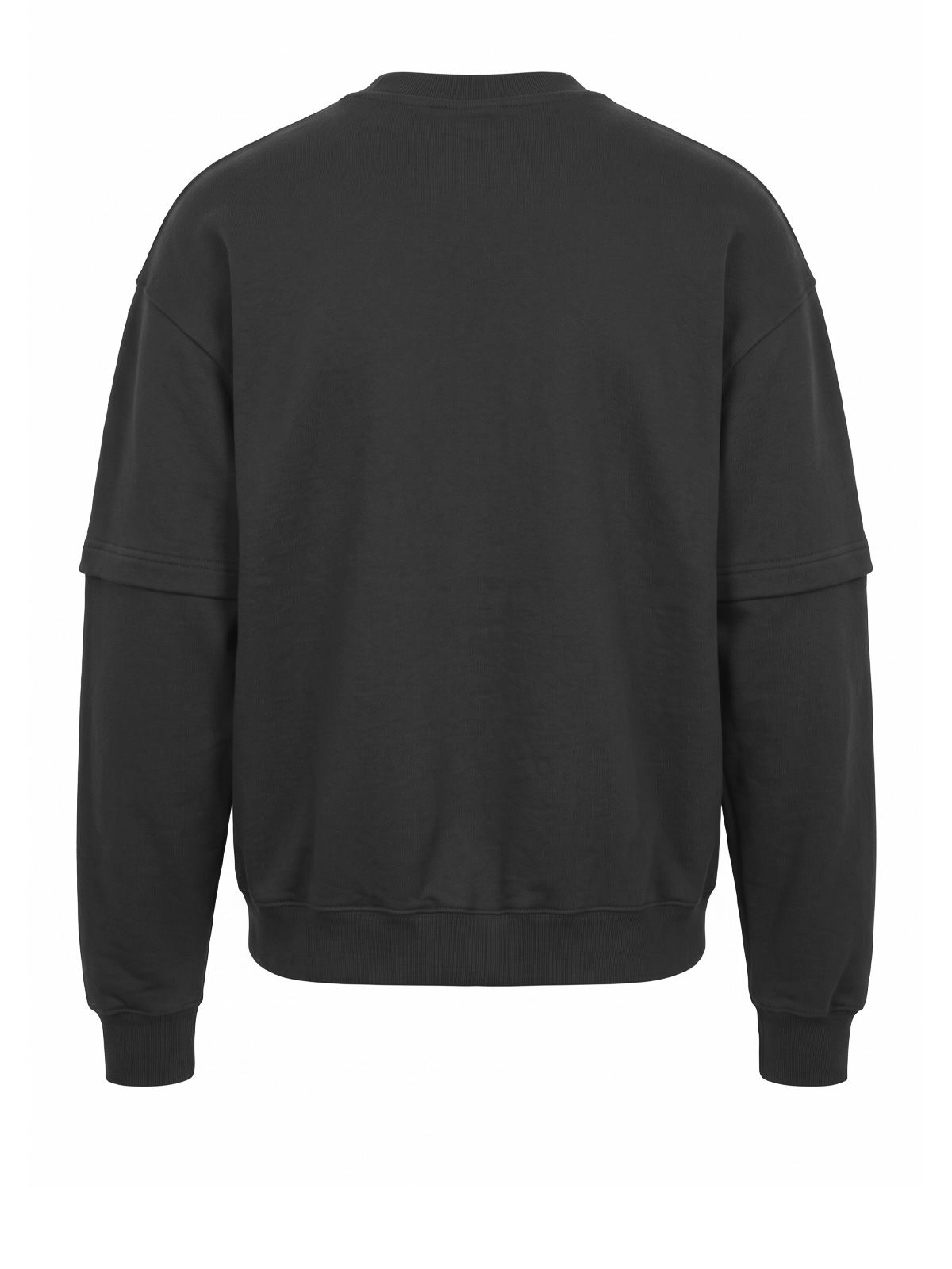 Dark grey double sleeve t-shirt QUARANTA.EU