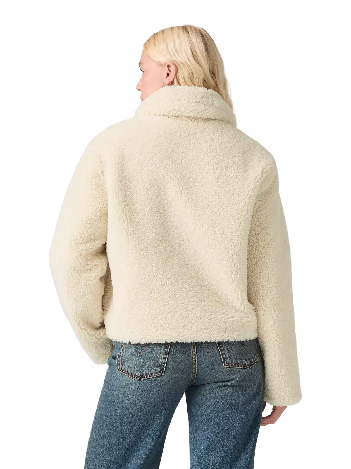 White daly sherpa jacket LEVI'S