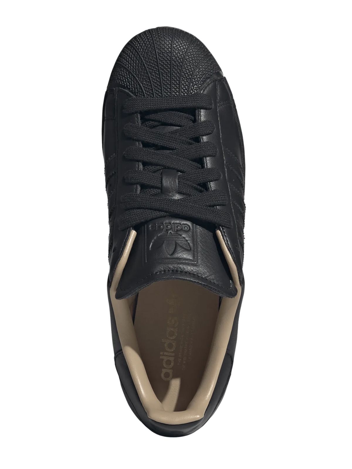 Black superstar II ripple sneakers ADIDAS ORIGINALS
