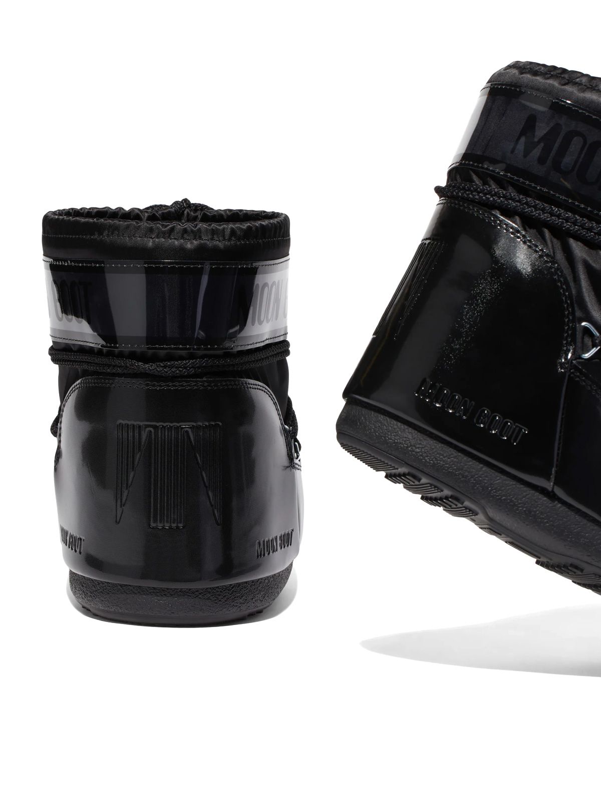 Black icon low glance boots MOON BOOT