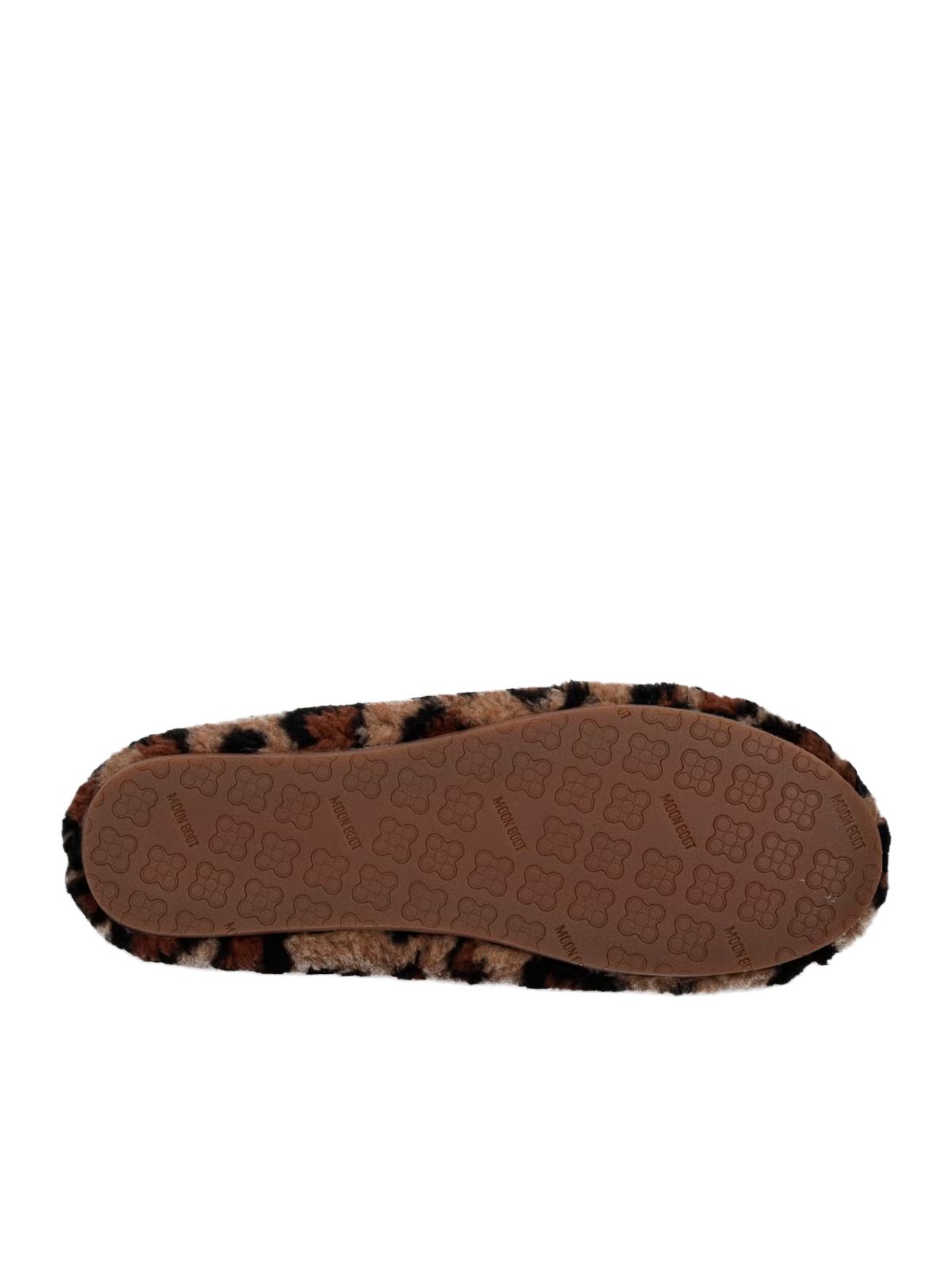 Leopard fleece ballerinas MOON BOOT