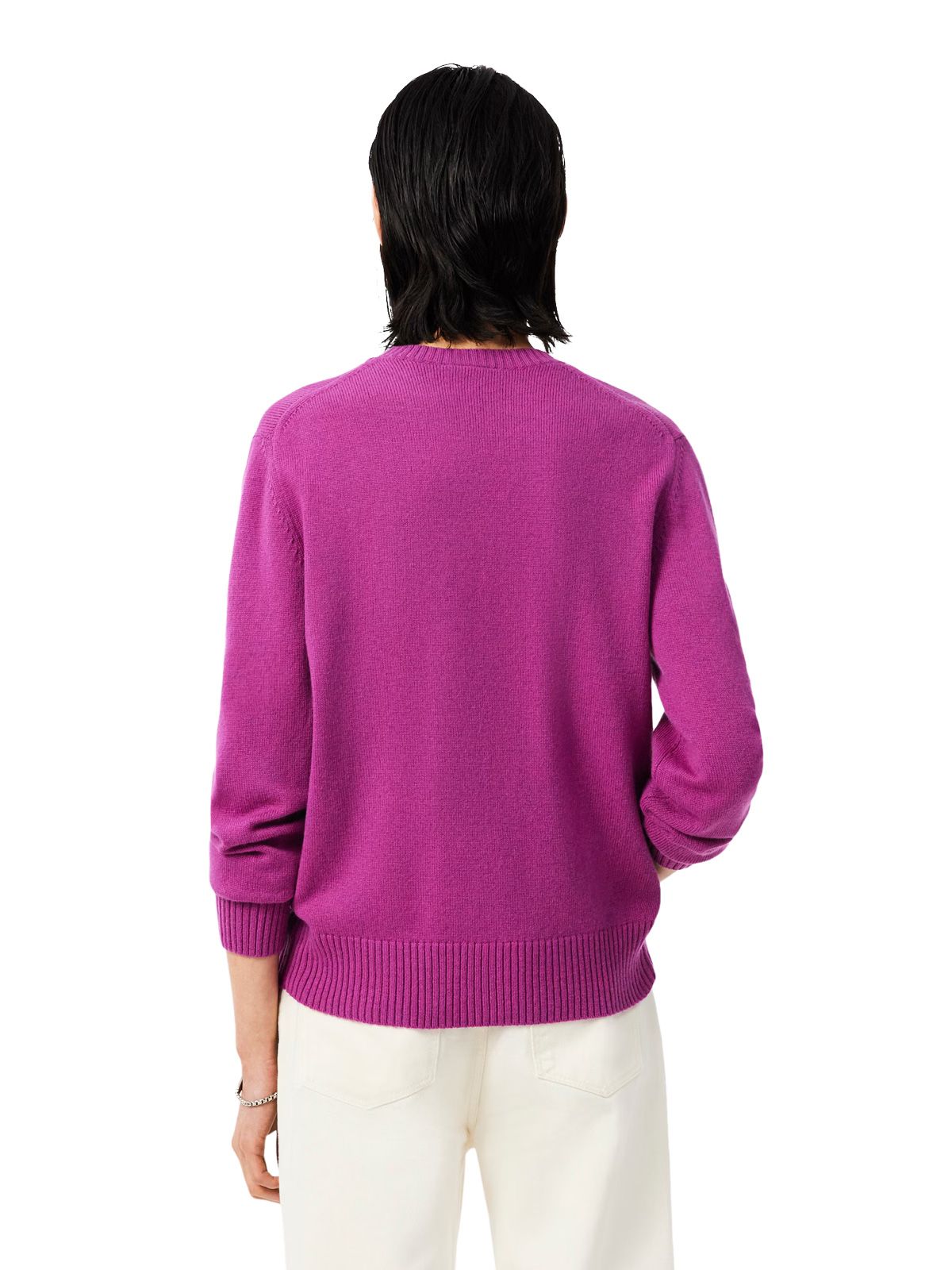 Purple pullover LACOSTE