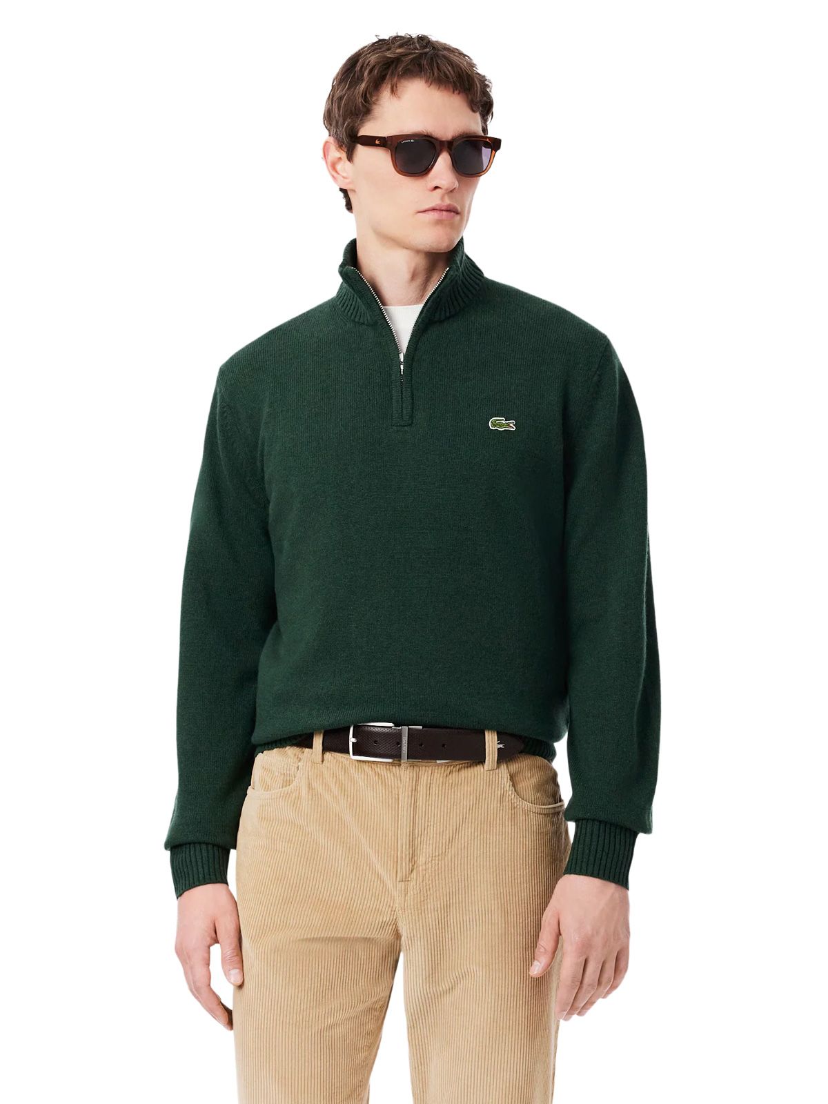 Green pullover LACOSTE
