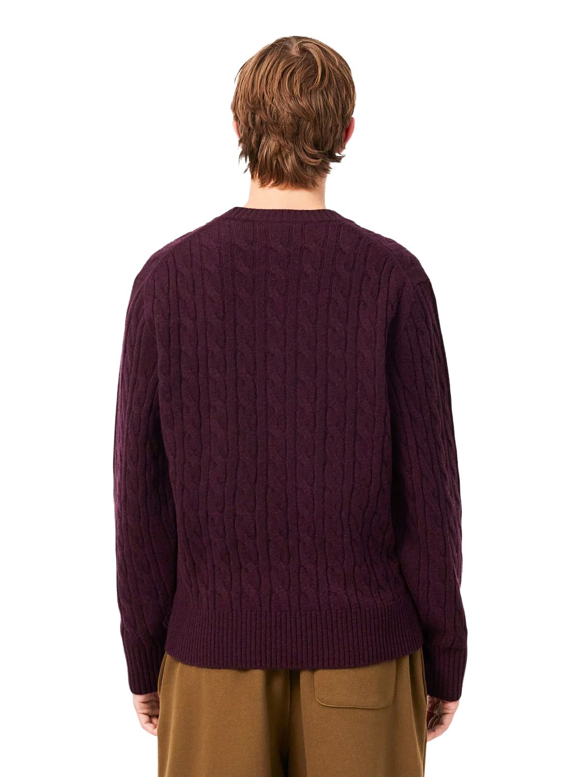 Maglione bordeaux LACOSTE