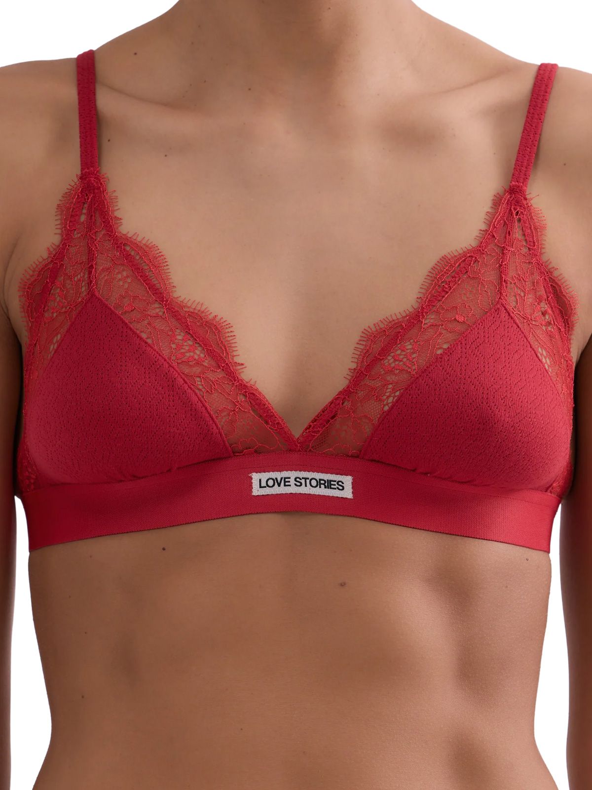 Reggiseno love lace rosso LOVE STORIES