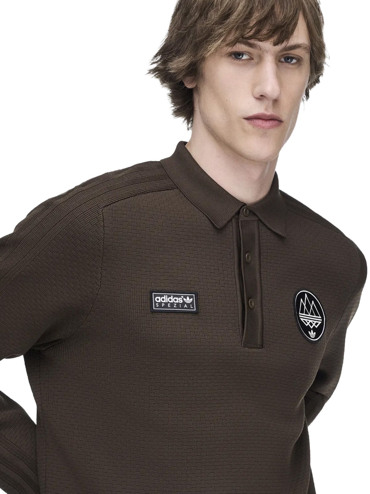 Brown slaidburn polo ADIDAS SPEZIAL