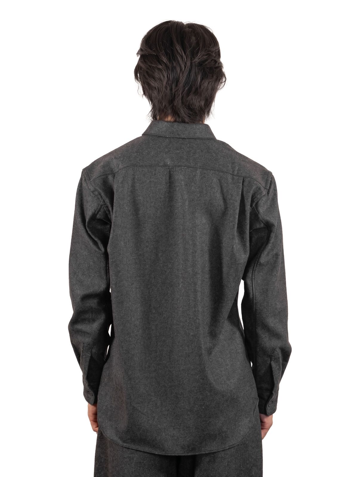 Dark grey woven shirt COMME DES GARCONS SHIRT