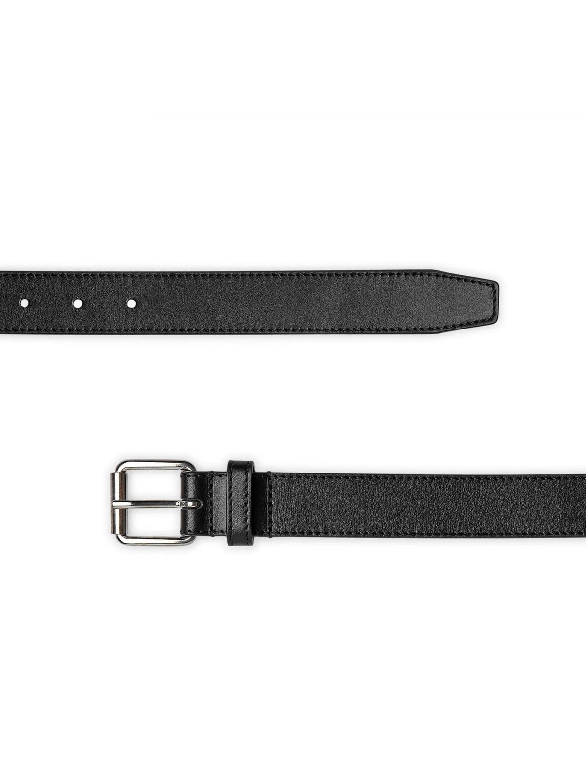 Black classic leather belt COMME DES GARCONS WALLET