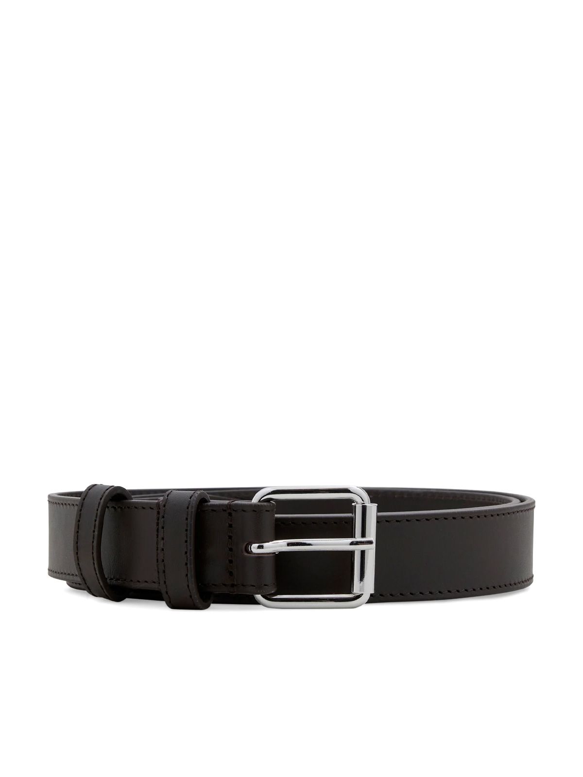 Brown classic leather belt