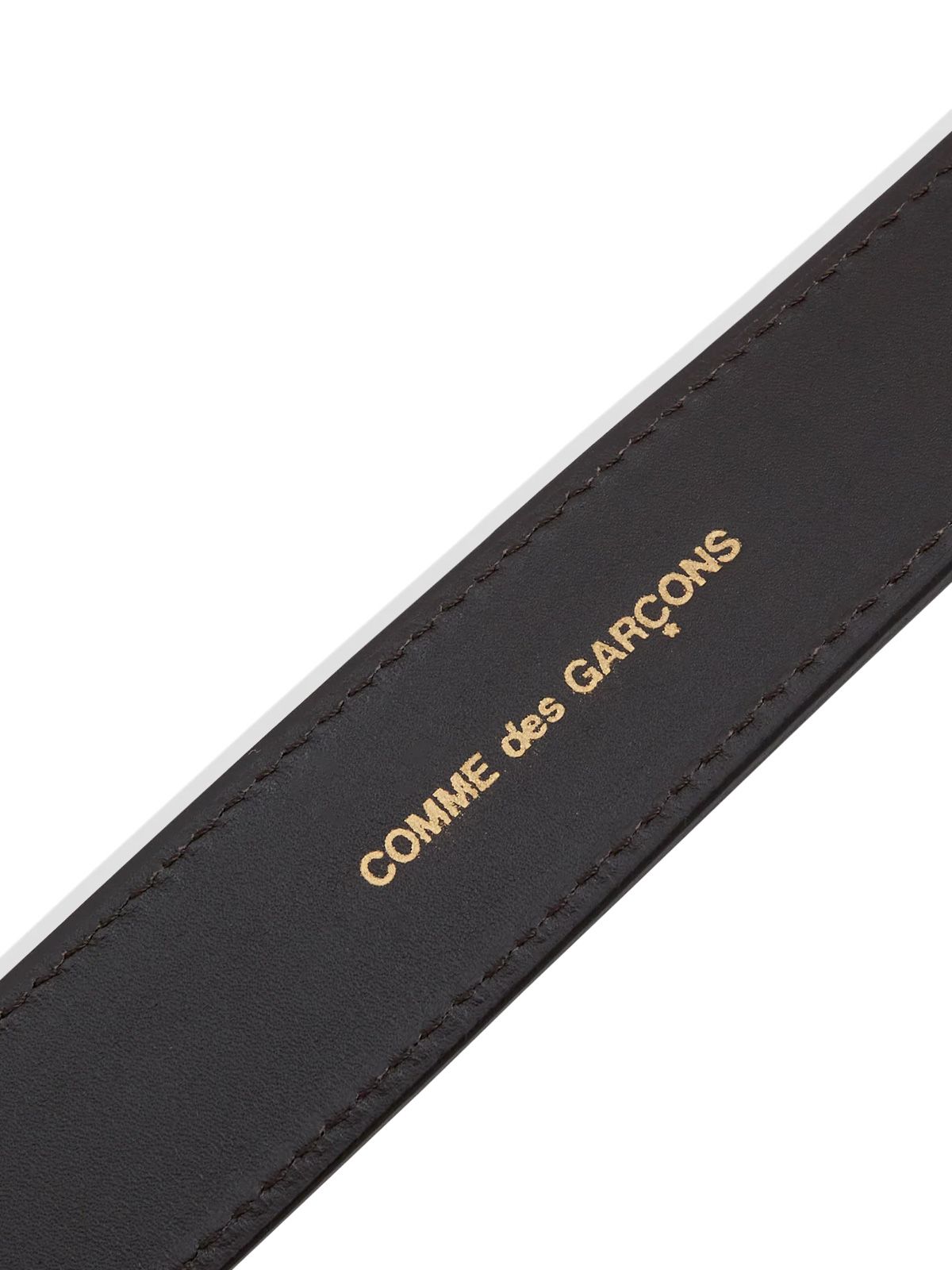 Cintura classica in pelle marrone COMME DES GARCONS WALLET