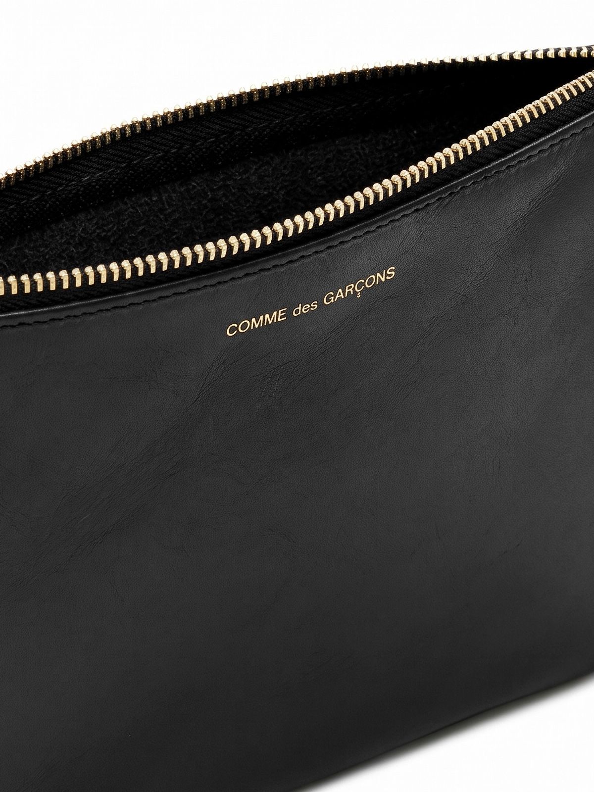Black classic leather wallet COMME DES GARCONS WALLET