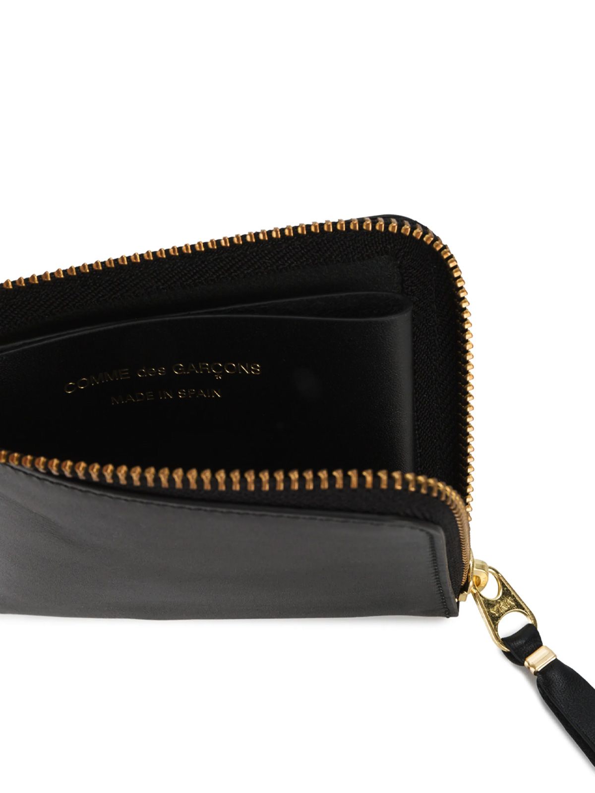 Black classic leather wallet COMME DES GARCONS WALLET