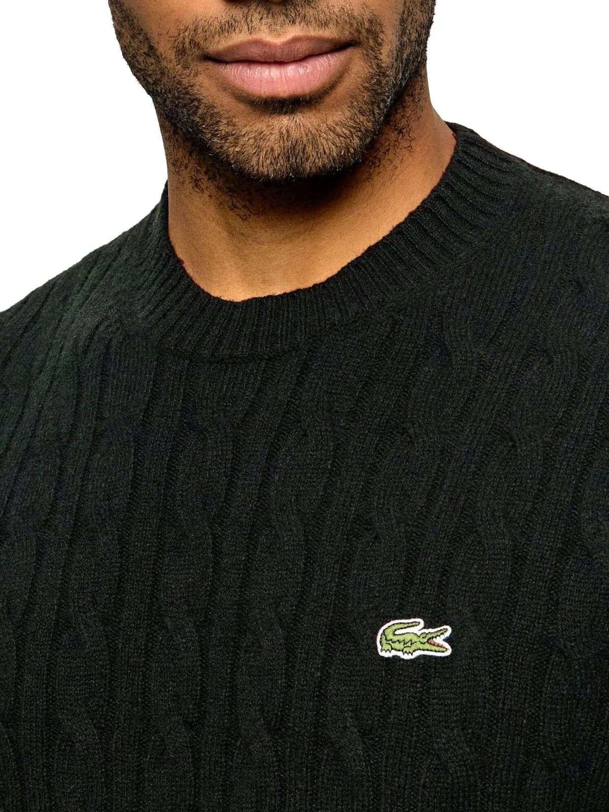 Dark green pullover LACOSTE