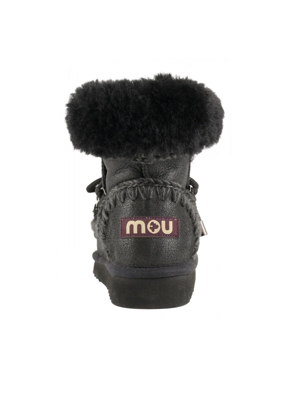 Black eskimo 24 fur cuff boots MOU