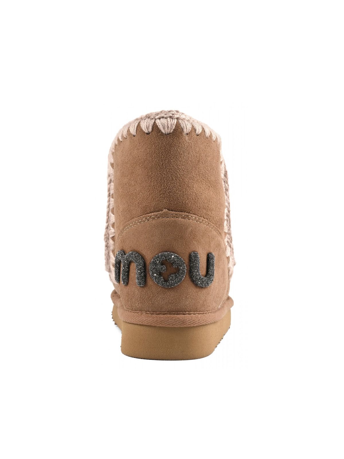 Brown eskimo 18 glitter logo boots MOU