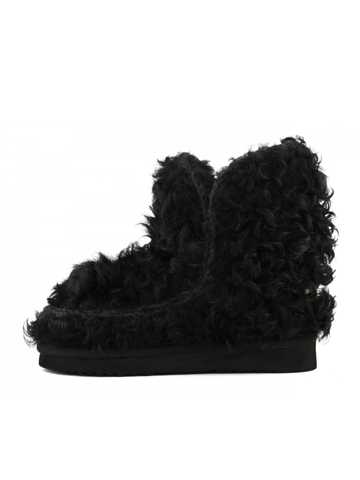 Stivali con pelliccia eskimo 18 checkiang neri MOU