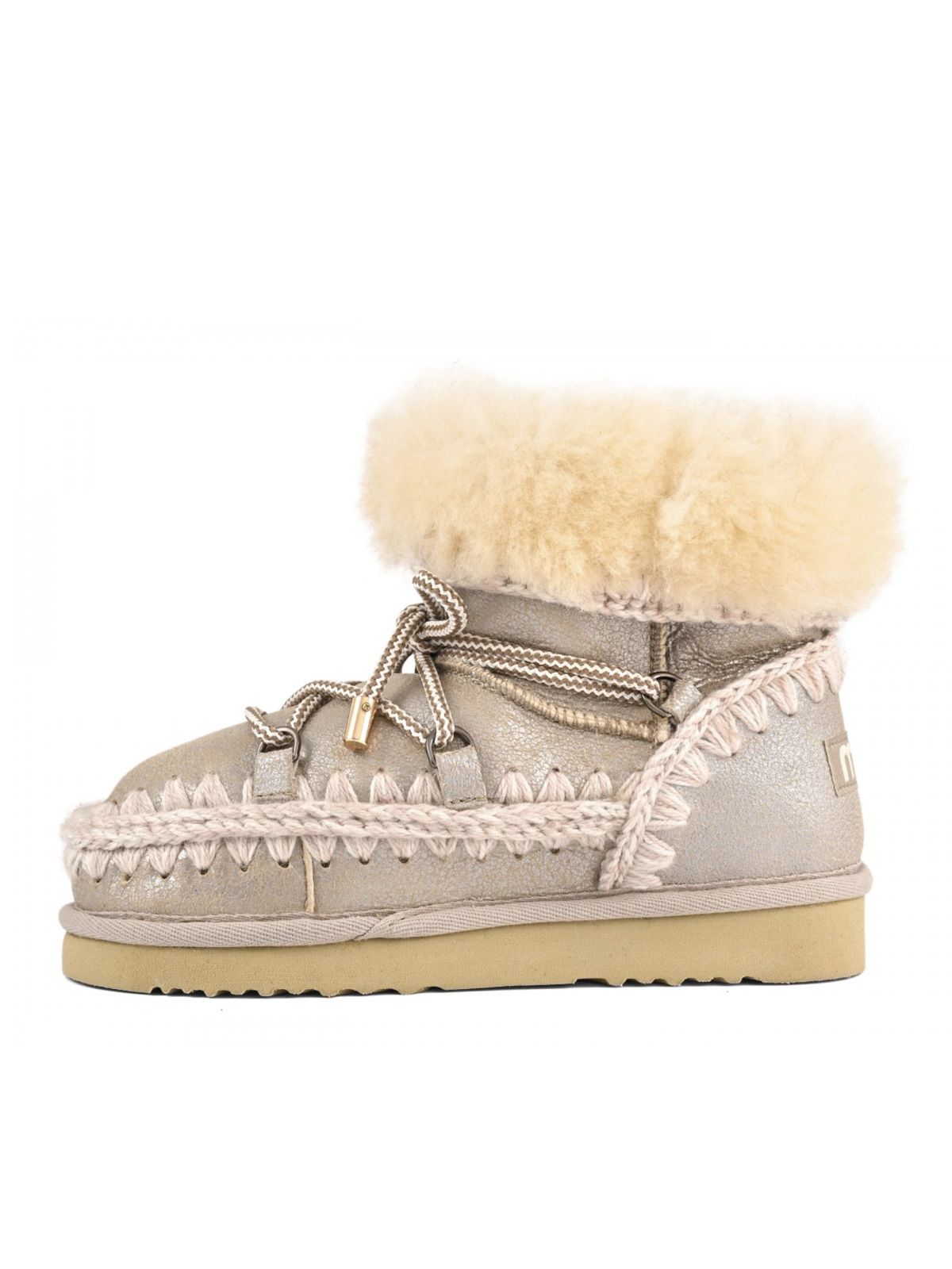 Grey eskimo 24 fur cuff boots MOU