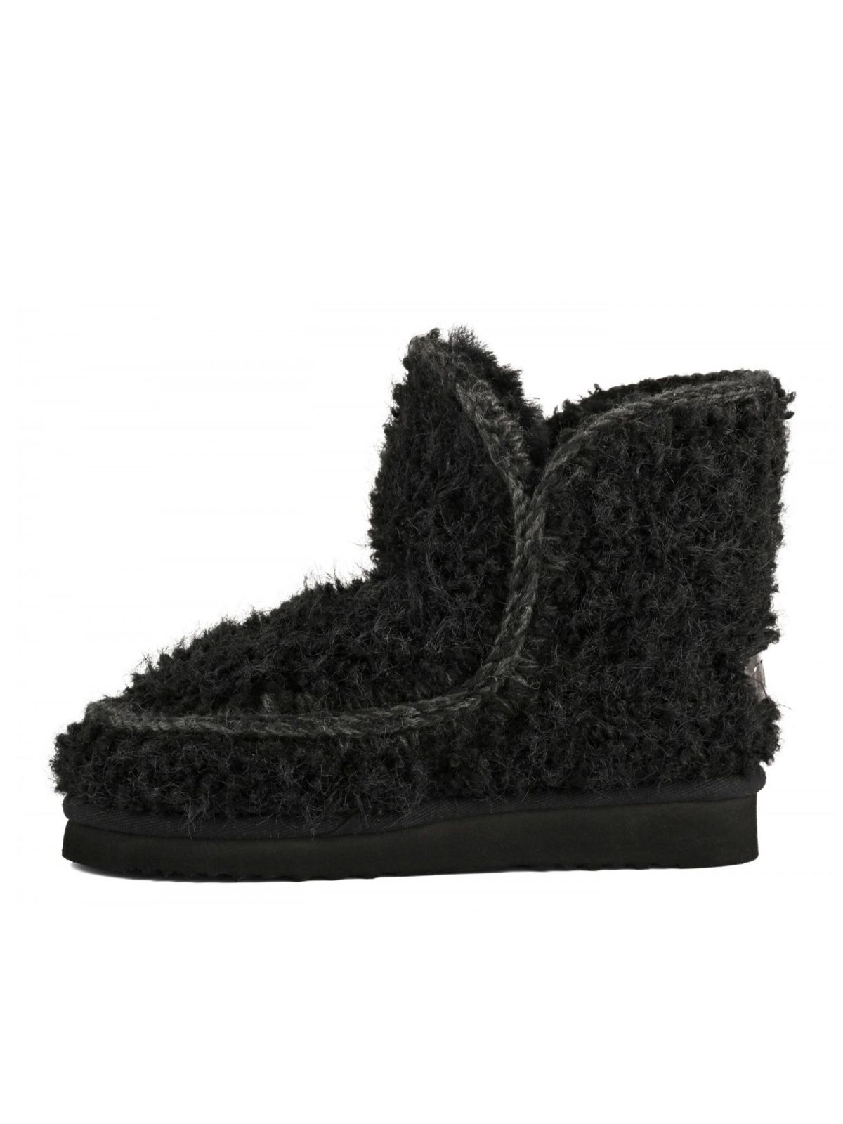Black eskimo 18 wool textile boots MOU