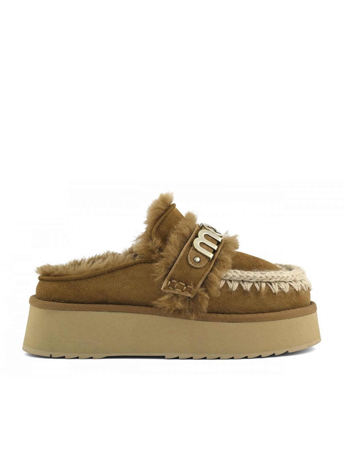 Sabot platform clog marroni