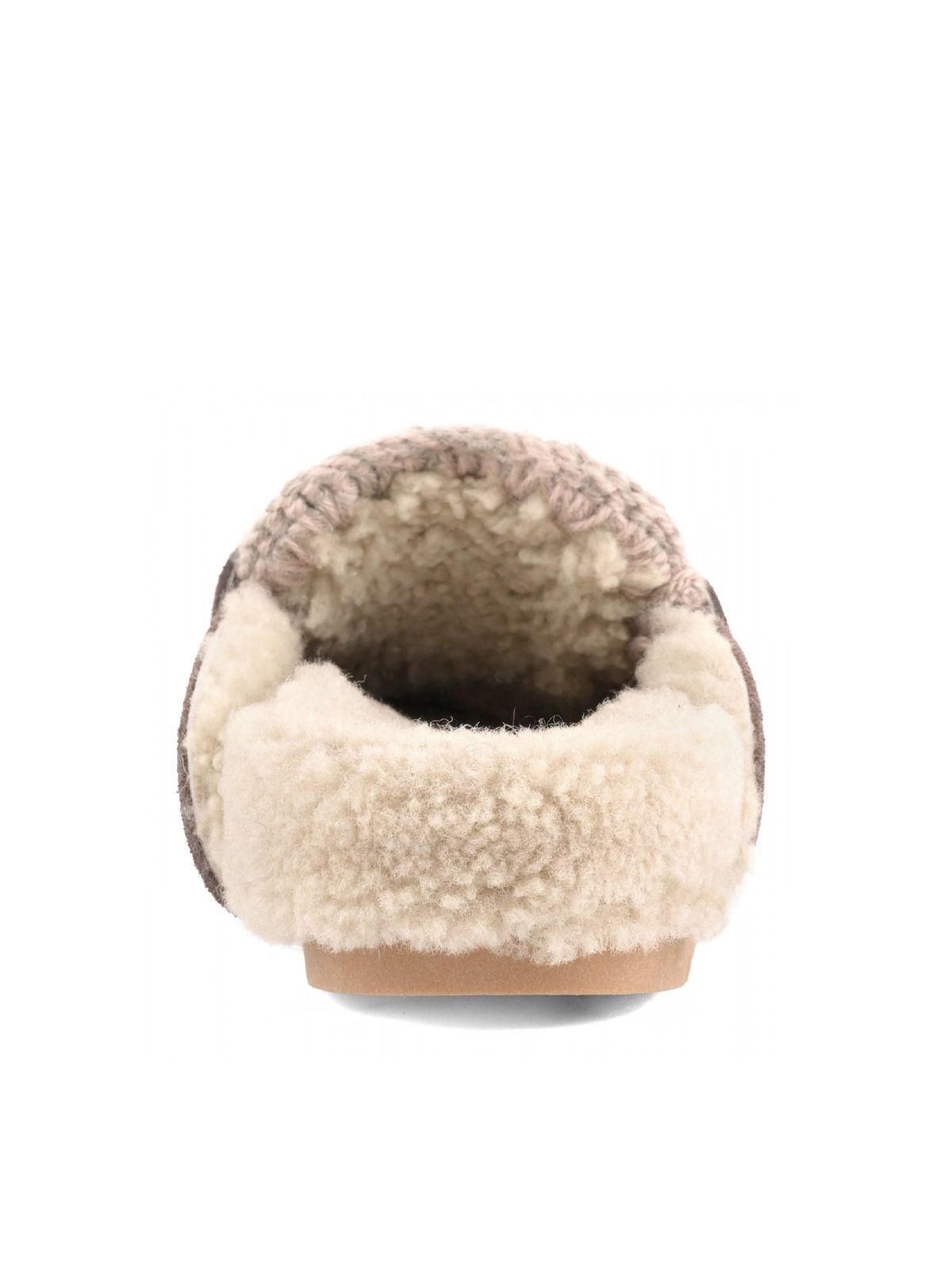 Brown winter bio slide mules MOU