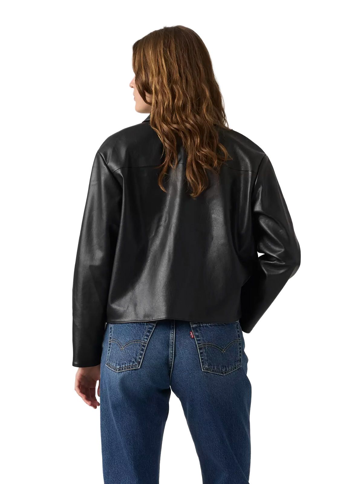 Black mia short coat LEVI'S