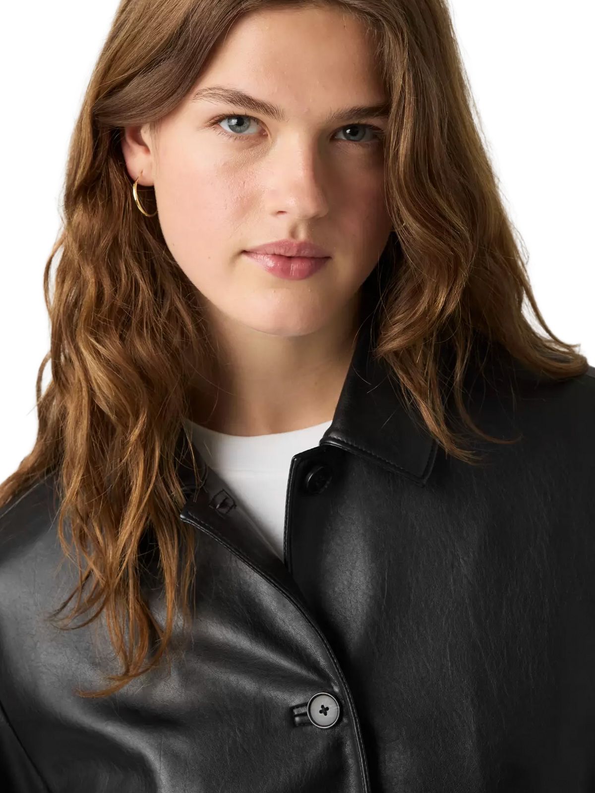 Black mia short coat LEVI'S