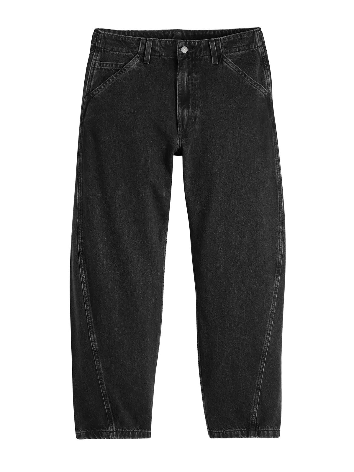 Jeans baggy barrel neri