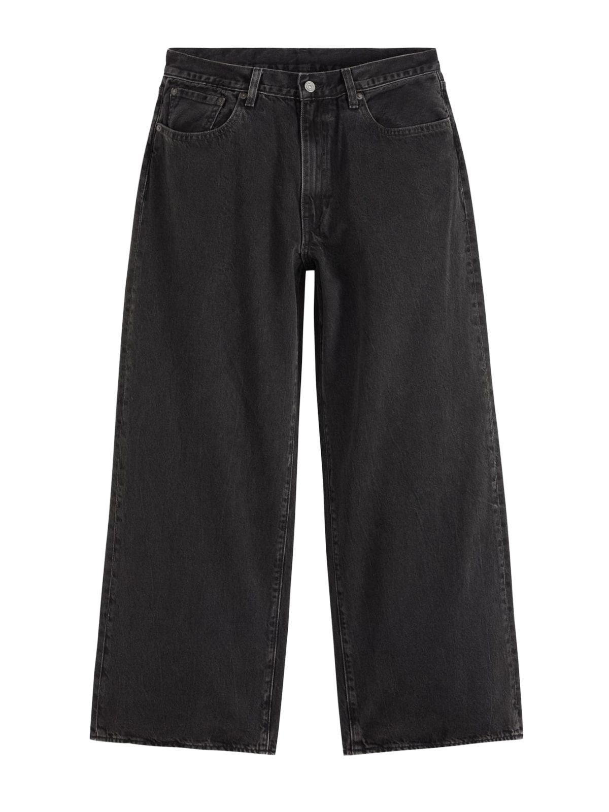Jeans baggy a gamba larga neri