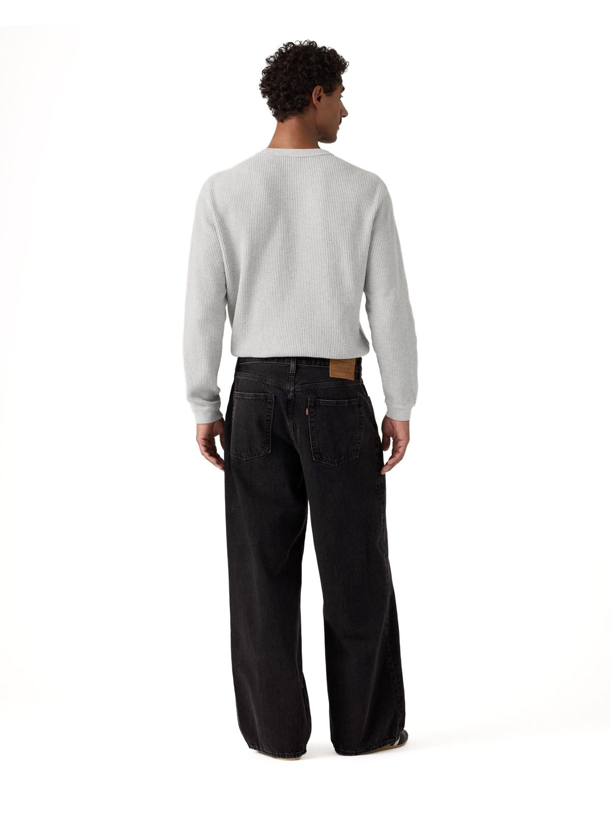 Jeans baggy a gamba larga neri LEVI'S