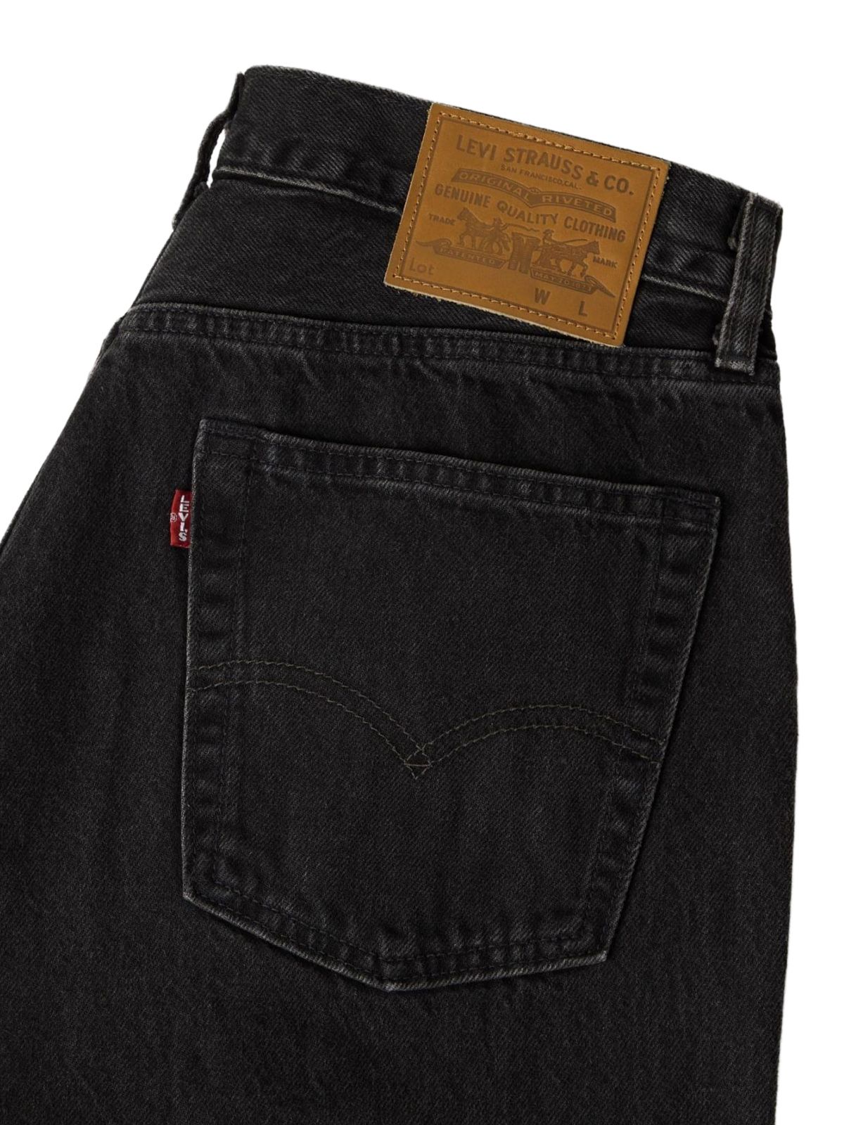 Jeans baggy a gamba larga neri LEVI'S