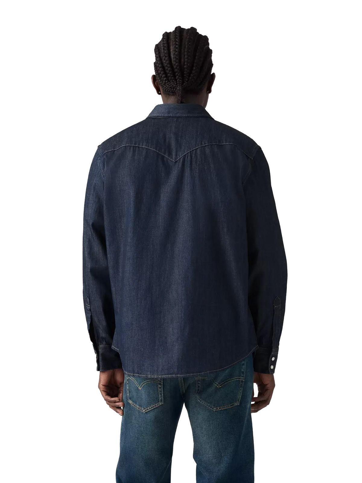 Dark blue barstow western shirt LEVI'S