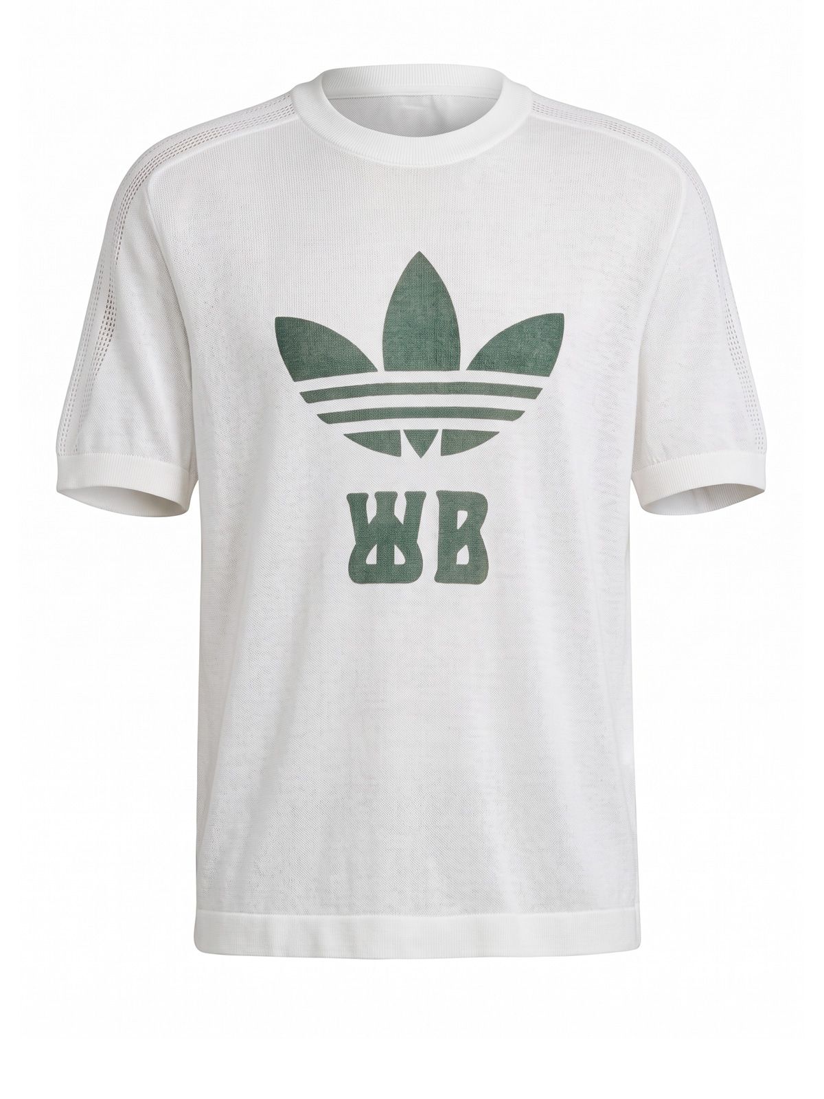 White wb knit t-shirt