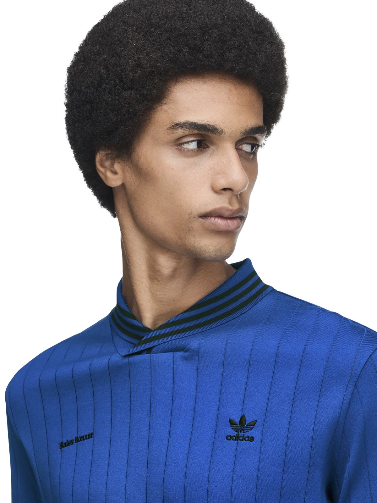 Blue wb football top ADIDAS X WALES BONNER
