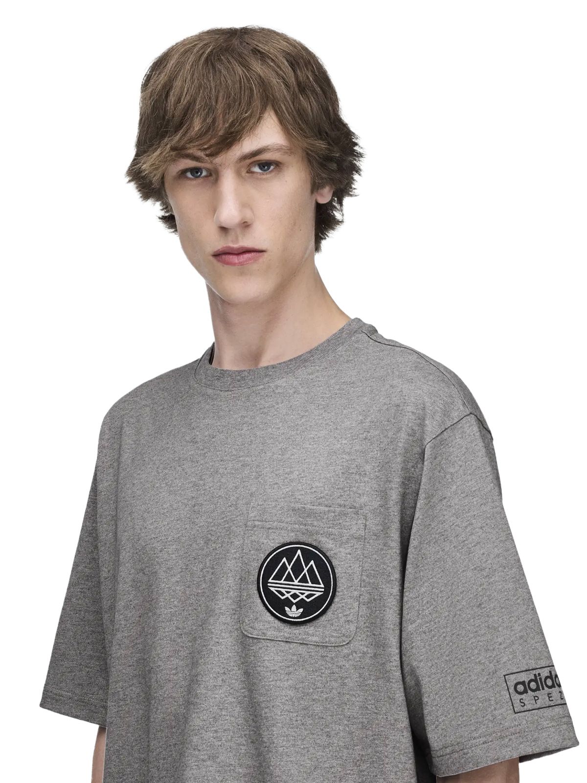 Grey pocket t-shirt ADIDAS SPEZIAL