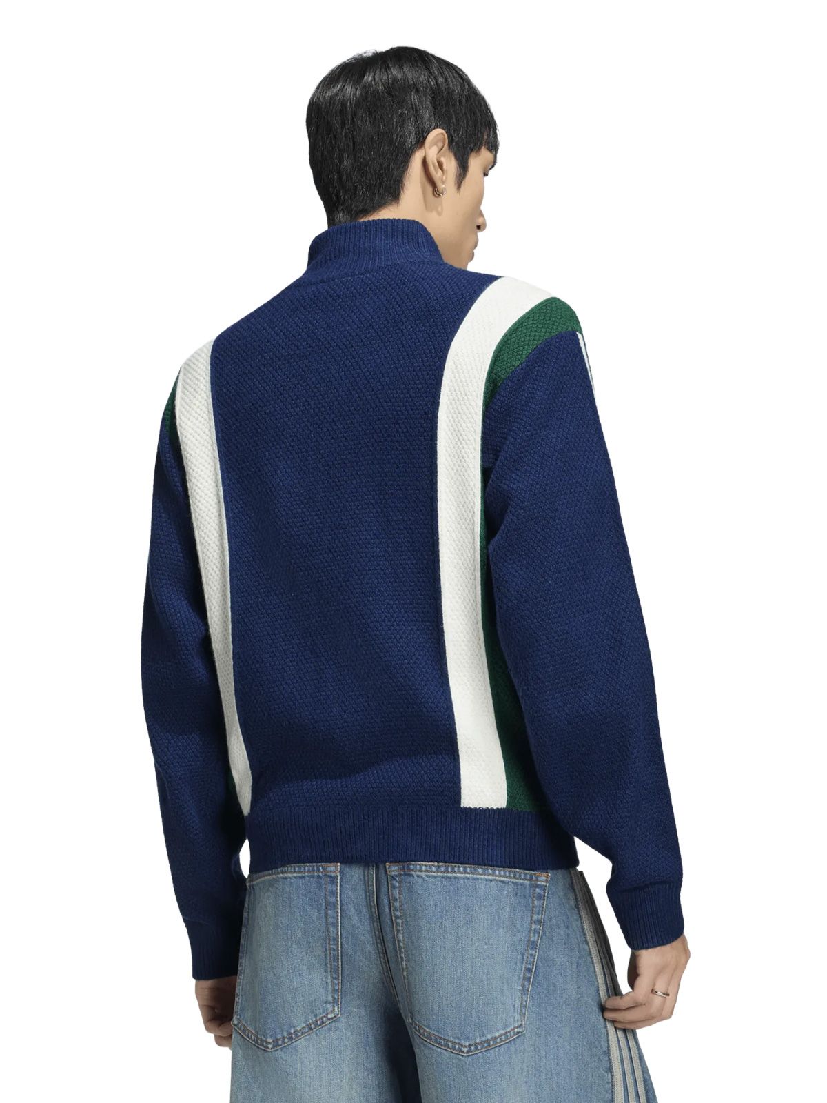 Blue winter club knitted tracktop ADIDAS ORIGINALS